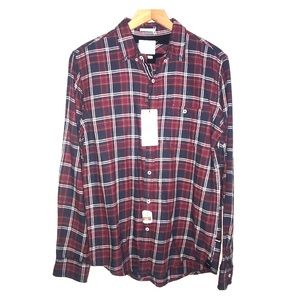 Men’s Denim & Flower Flannel Shirt